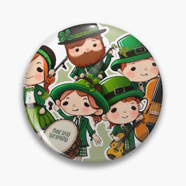 Artikelvorschau, Irish band playing music saint patricks day entworfen und verkauft von artyficial-.