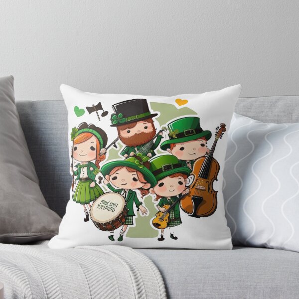 Item preview, Irish band playing music saint patricks day designed and sold by artyficial-.
