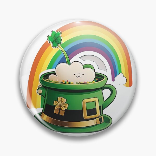 Artikelvorschau, Leprechaun lucky hat with rainbow saint patricks day entworfen und verkauft von artyficial-.