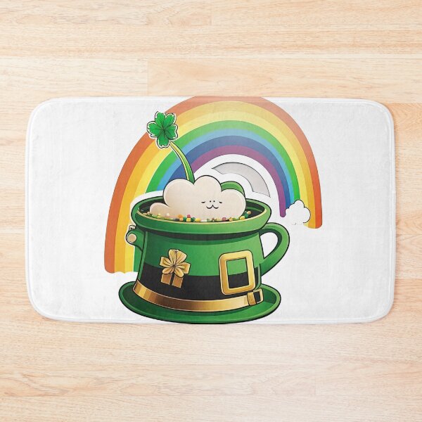 Artikelvorschau, Leprechaun lucky hat with rainbow saint patricks day entworfen und verkauft von artyficial-.