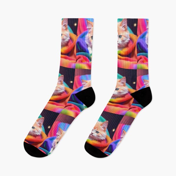 Item preview, Rainbow Cat - Modern Digital Art designed and sold by Ai-michiart.