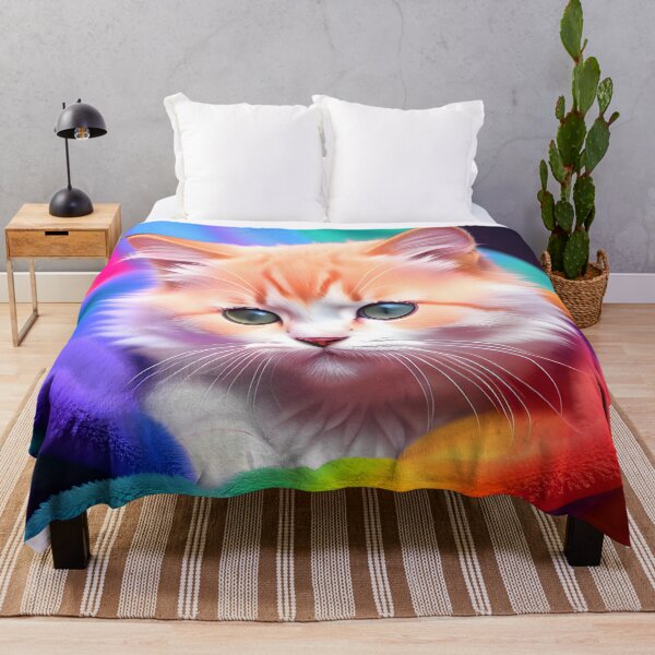 Item preview, Rainbow Cat - Modern Digital Art designed and sold by Ai-michiart.