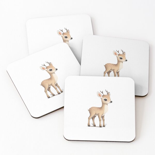 Item preview, kawaii chibi cute deer designed and sold by ChibiInstant.