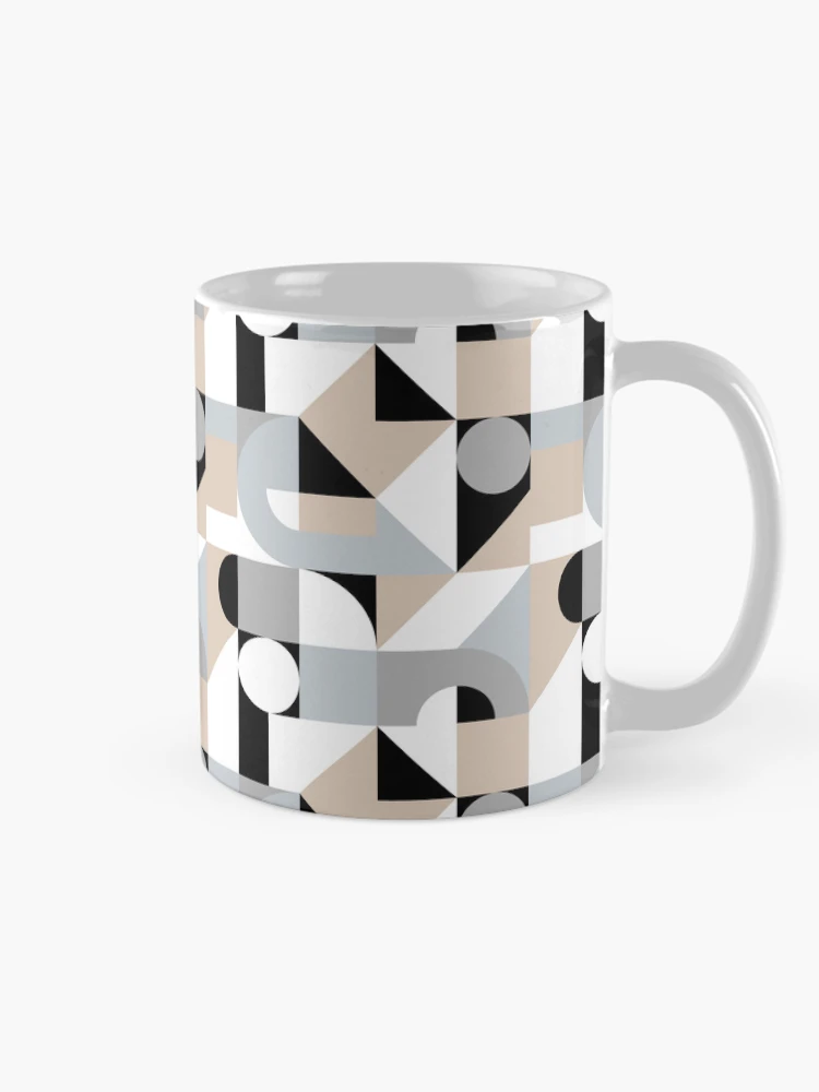 Thumbnail 3 of 6, Coffee Mug, Abstract Geometric Pattern designed and sold by Rusty-Gate98.