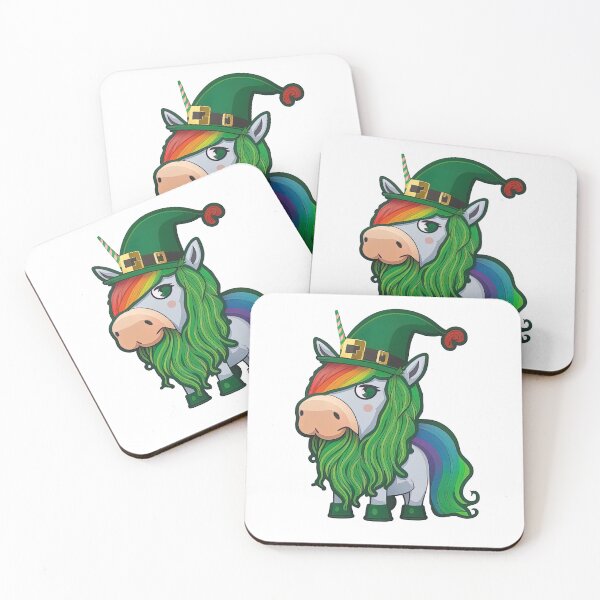 Artikelvorschau, Irish luck unicorn saint patricks day entworfen und verkauft von artyficial-.