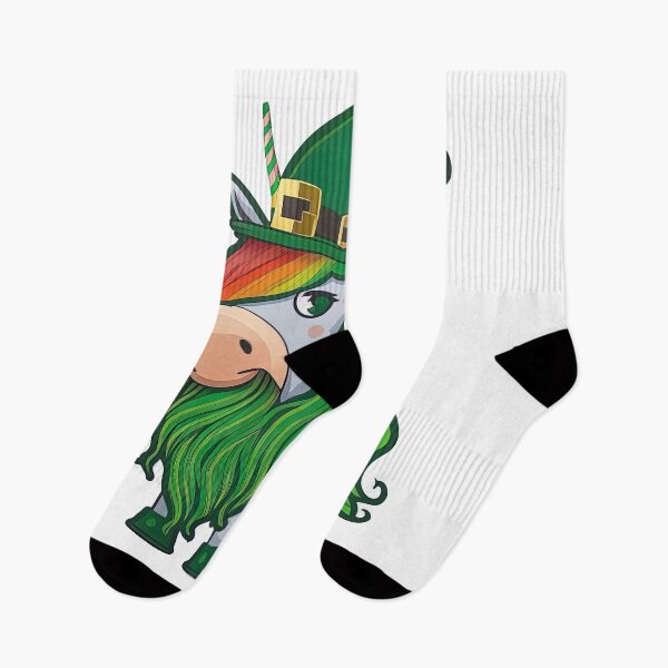 Aperçu de l'œuvre Irish luck unicorn saint patricks day créée et vendue par artyficial-.