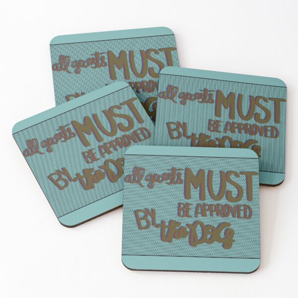 Item preview, All guest must be approved by the dog teal comic designed and sold by chuckletuckle.
