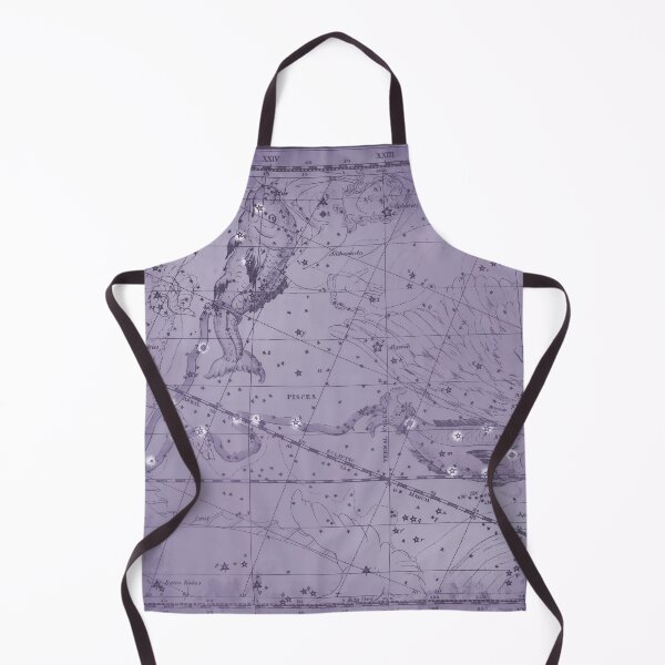 Item preview, Vintage Pisces Constellation Star Map - Antique Astronomy, Purple designed and sold by notsweettea.