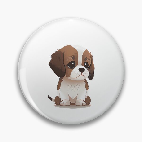 Item preview, kawaii chibi cute dog designed and sold by ChibiInstant.