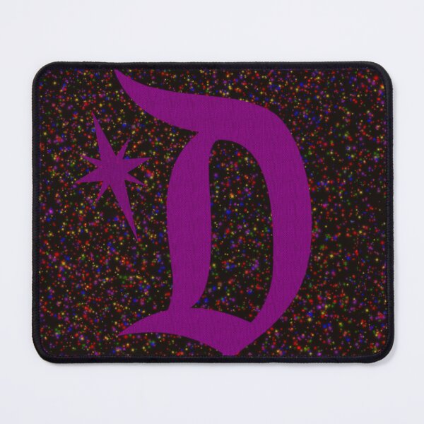 Item preview, Starlite Magic D Logo in Purple and Rainbow Speckle designed and sold by StarLiteRetro.