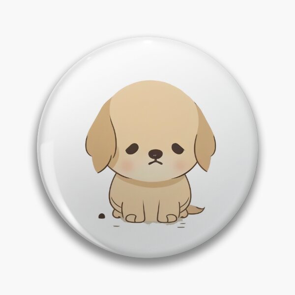 Item preview, kawaii chibi cute dog designed and sold by ChibiInstant.