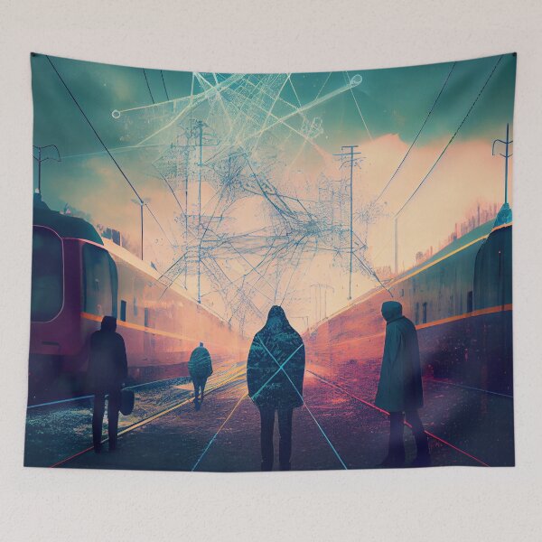 Item preview, Connections Digital Painting designed and sold by CodeAndColors.