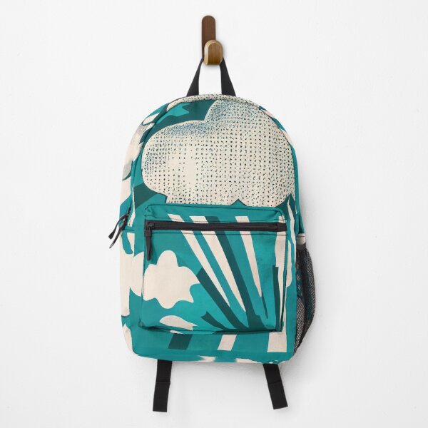 Item preview, Retro Skies: A Turquoise Cloudscape designed and sold by EvyeniaArt.