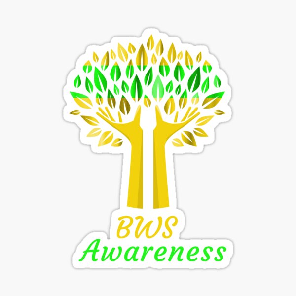 BWS Beckwith-Wiedemann Syndrome Awareness Sticker