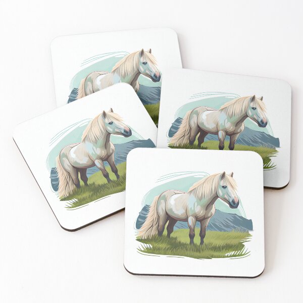 Item preview, Colorful Norwegian Fjord Horse - Horses 2 designed and sold by MLArtifex.