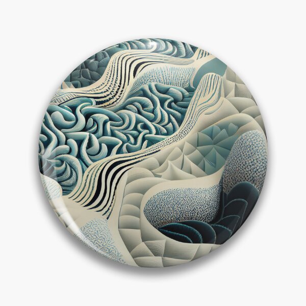 Item preview, Detailed Modern Coastal Pattern Digital Painting designed and sold by CodeAndColors.