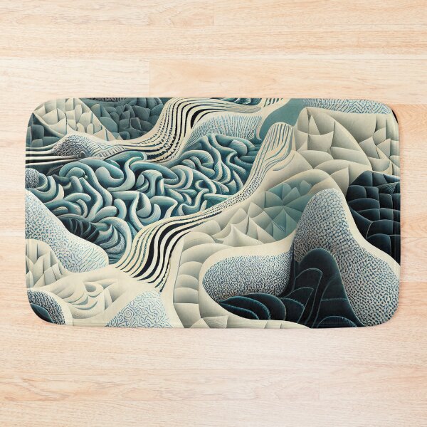 Item preview, Detailed Modern Coastal Pattern Digital Painting designed and sold by CodeAndColors.