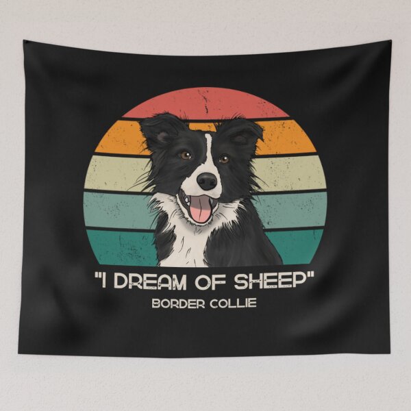 Item preview, Border Collie I Dream of Sheep designed and sold by Way Cool Tees.