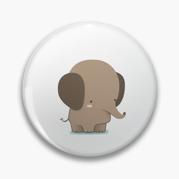 Item preview, Cute kawaii chibi elephant designed and sold by ChibiInstant.