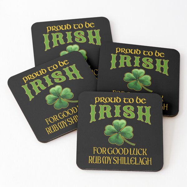 Item preview, Funny Proud To Be Irish For Good Luck Rub My Shillelagh St. Patricks Day Irish Adult Humor designed and sold by Bad Kitty Designz.