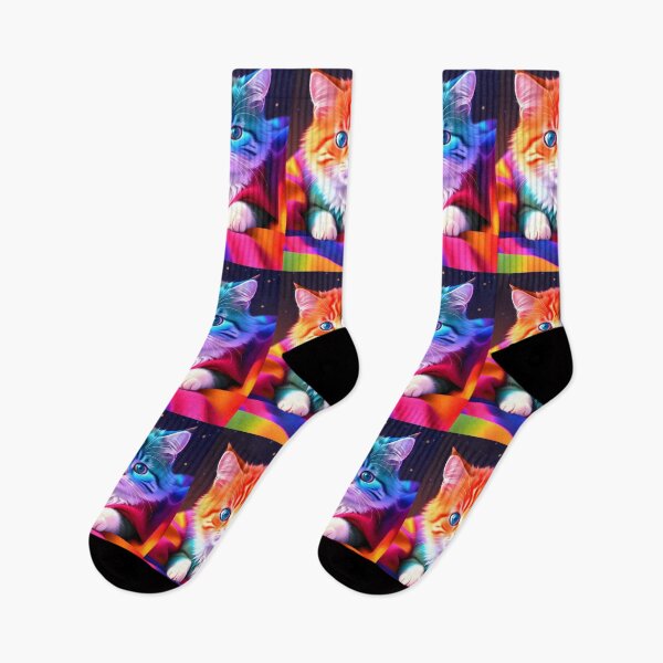 Item preview, Rainbow Cat - Modern Digital Art designed and sold by Ai-michiart.