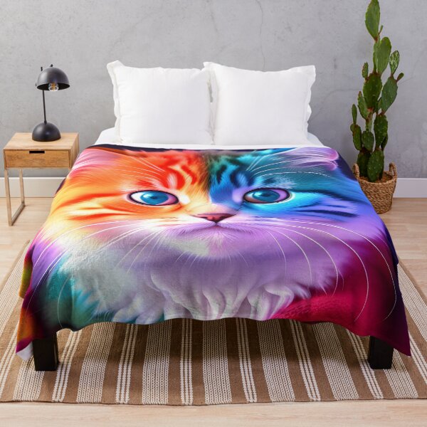 Item preview, Rainbow Cat - Modern Digital Art designed and sold by Ai-michiart.