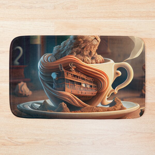 Item preview, Coffee and Curiosities Digital Painting designed and sold by CodeAndColors.