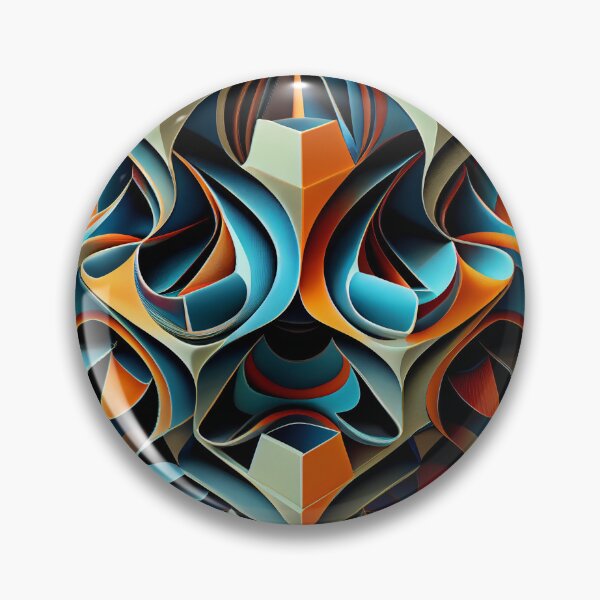 Item preview, Three Dimensional Cool Pattern Digital Painting designed and sold by CodeAndColors.