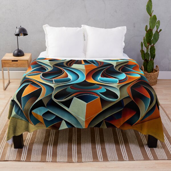 Item preview, Three Dimensional Cool Pattern Digital Painting designed and sold by CodeAndColors.