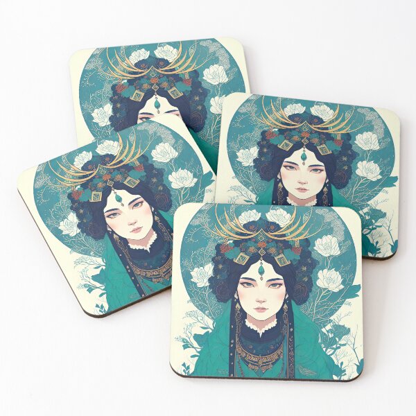 Item preview, Druid Priestess of the Forest designed and sold by FriskyLemur.