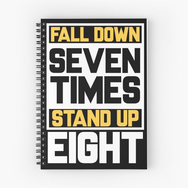 Item preview, Fall Down Seven Time Stand Up Eight Motivation designed and sold by Shirtey.