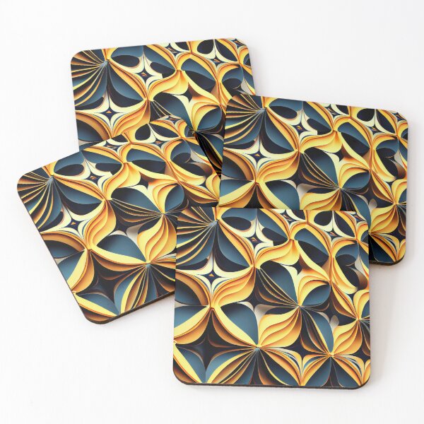 Item preview, Futuristic Modern Pattern Digital Painting designed and sold by CodeAndColors.