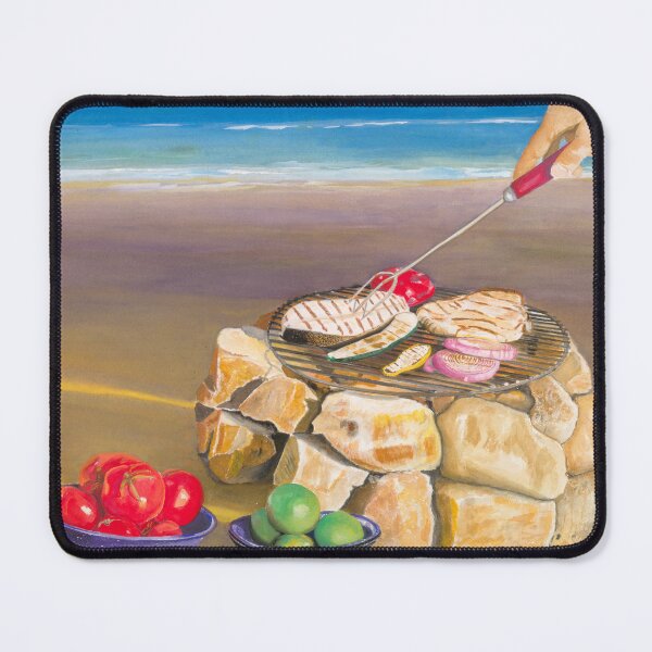 Aperçu de l'œuvre Griller sur la plage créée et vendue par NorthArtCreate.