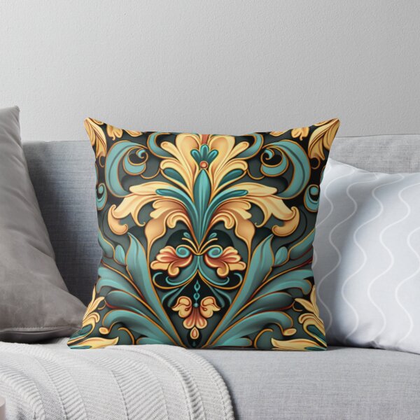 Item preview, Ornate Calcite and Emerald Floral Design Pattern designed and sold by Healio2.