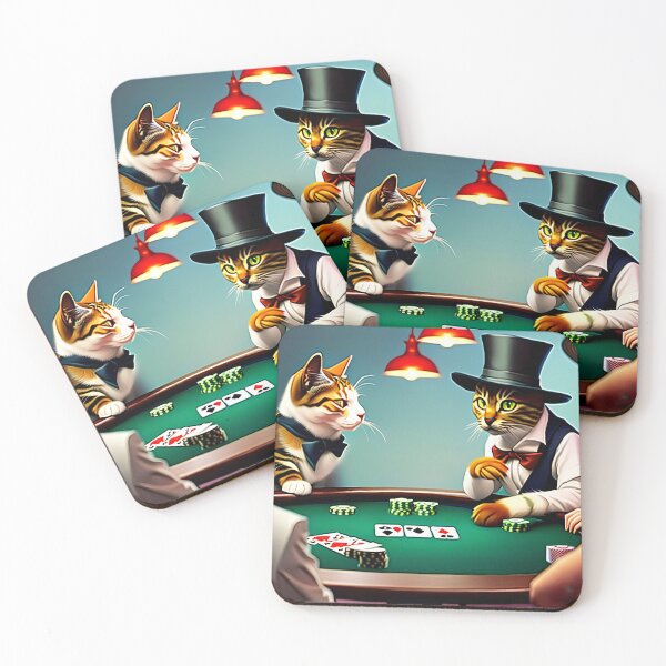 Item preview, Cats Playing Poker designed and sold by mcohen948.