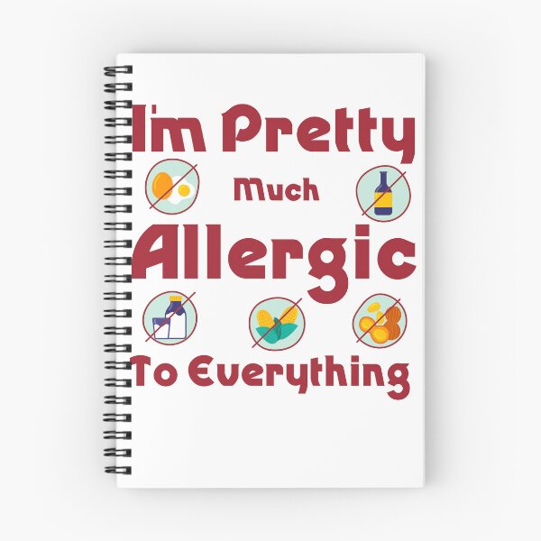 Item preview, Funny Sarcastic Pretty Much Allergic Everything designed and sold by Shirtey.
