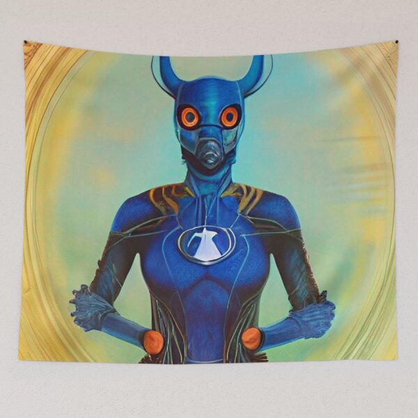 Item preview, Scarab Blue Sapphire Insect designed and sold by mghtymvrk2040.