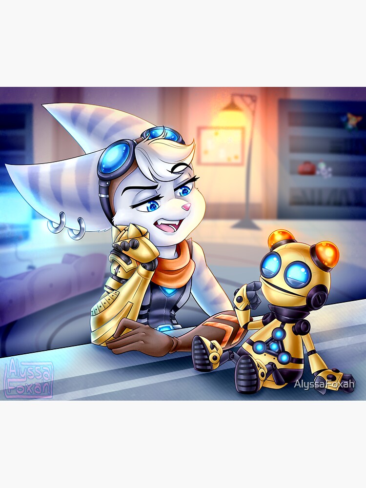 Rivet Ratchet & Clank ~ Rift Apart (Fannan Vector) Sticker for Sale by  slu1