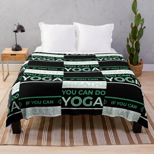 Item preview, If you can breathe you do yoga designed and sold by Best-Designers.