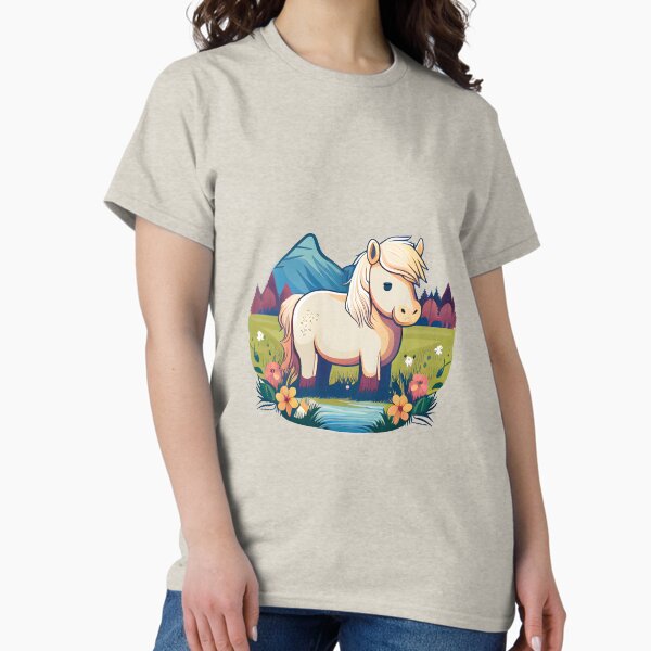 Item preview, Cartoon Norwegian Fjord Horse - Horses 3 designed and sold by MLArtifex.