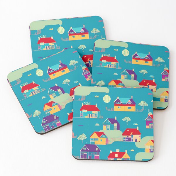 Item preview, Small colourful houses designed and sold by NiekTraas.