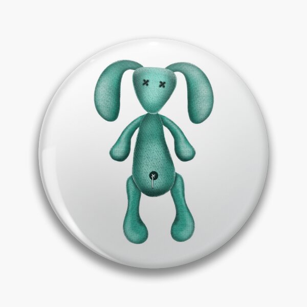 Item preview, Knitted bunny toy digital illustration designed and sold by Mashusha-art.