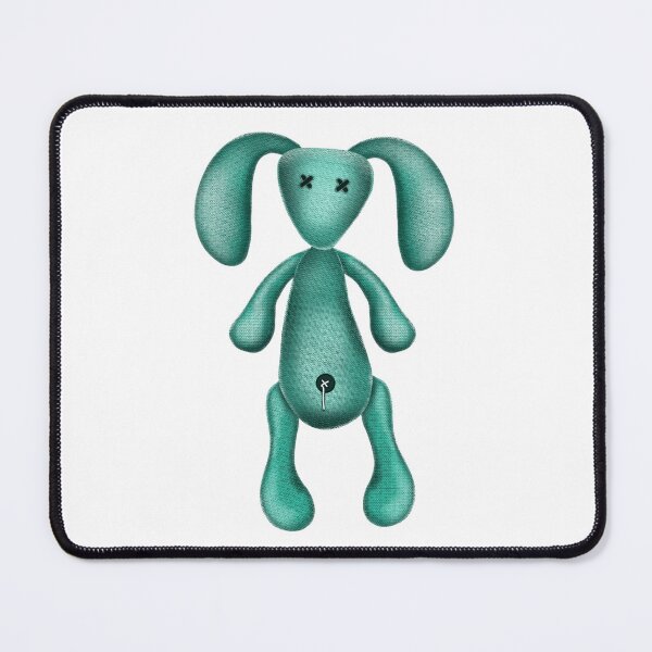 Item preview, Knitted bunny toy digital illustration designed and sold by Mashusha-art.