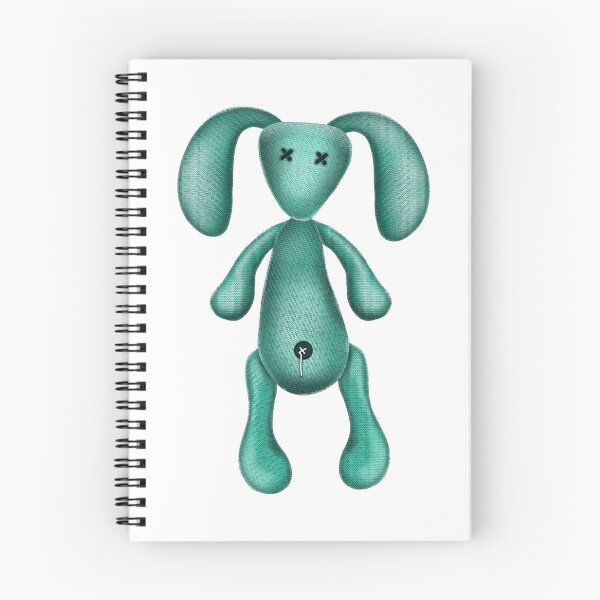 Item preview, Knitted bunny toy digital illustration designed and sold by Mashusha-art.