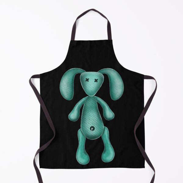 Item preview, Knitted bunny toy digital illustration designed and sold by Mashusha-art.