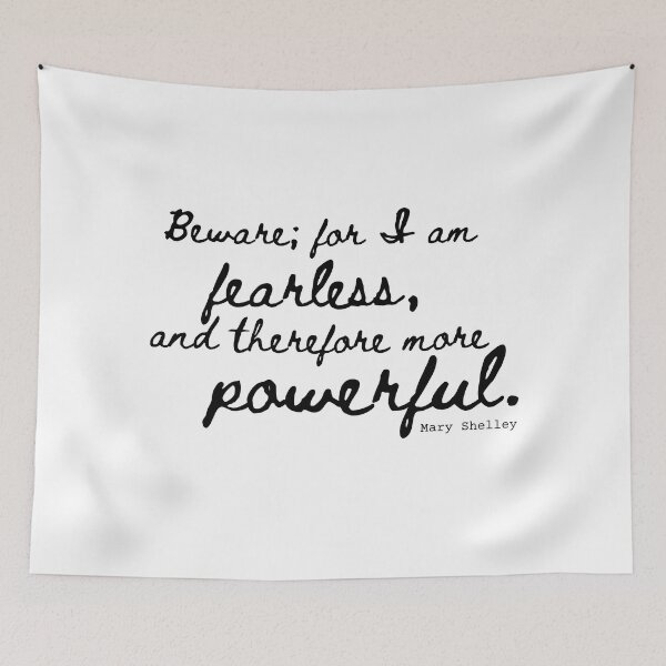 Item preview, Fearless and powerful quote designed and sold by venomouspixie.