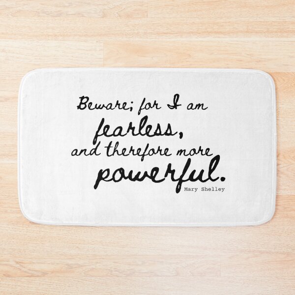 Item preview, Fearless and powerful quote designed and sold by venomouspixie.
