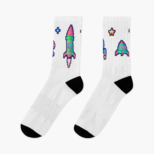 Item preview, Set of spaceships in pixel art designed and sold by Anna Chernova.