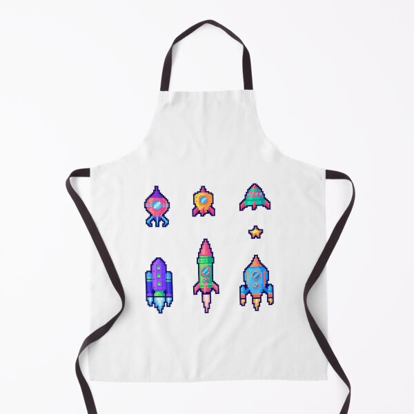 Item preview, Set of spaceships in pixel art designed and sold by Anna Chernova.