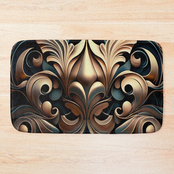 Item preview, Dramatic Baroque Surreal Art Deco Pattern Digital Painting designed and sold by CodeAndColors.